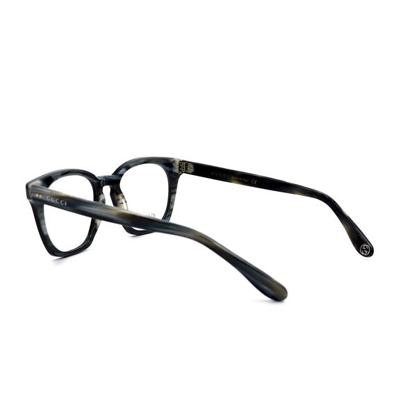 NEW GUCCI GG0572O 009 BLACK/GREY AUTHENTIC EYEGLASSES FRAME - Picture 4 of 10